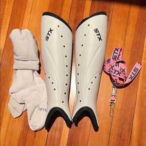 While Field Hockey Shinguards